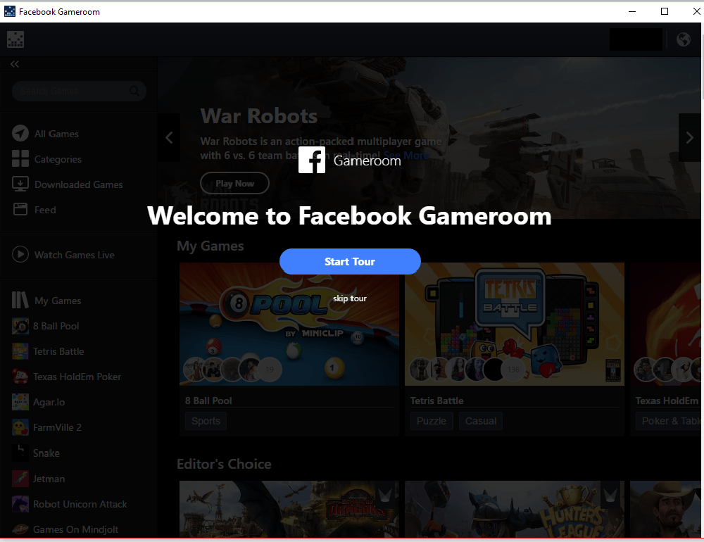 facebook gameroom for mac